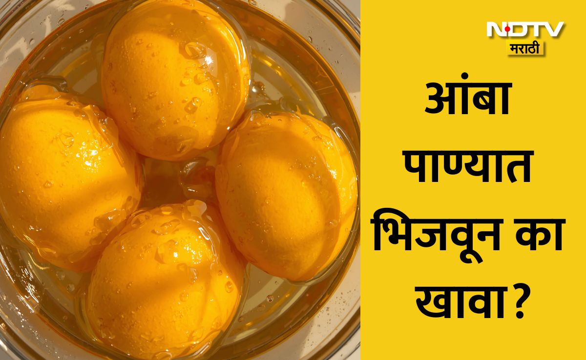 NDTVMarathi's tweet image. Health Benefits Of Soaking Mangoes: आंबा 1 तास पाण्यात भिजत ठेवून खावा, असे आजी का सांगते? वाचा डॉ समीर भाटींनी सांगितलेले सत्य
Link: marathi.ndtv.com/lifestyle/heal…
#Health #SummerTips #NDTVMarathi