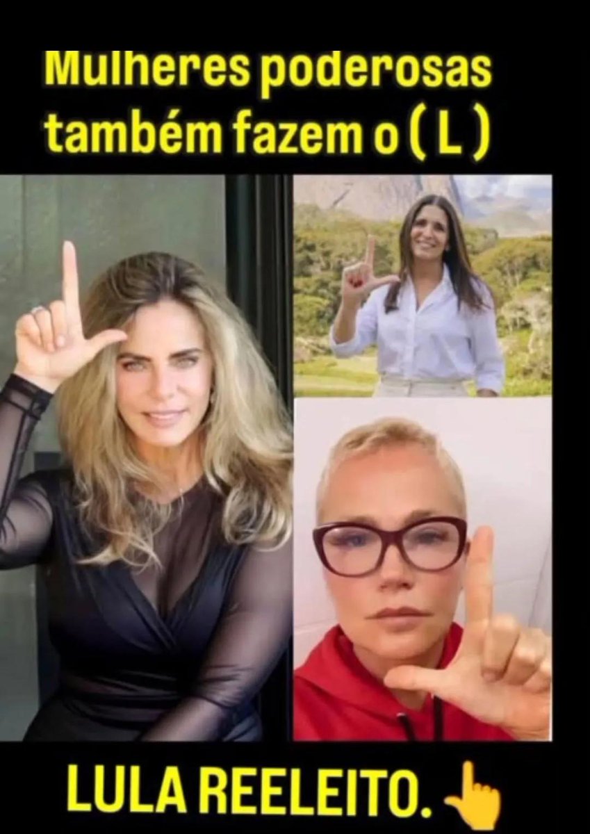 TODAS as mulheres são poderosas.
Mas algumas são FAMOSAS!

LULA REELEITO