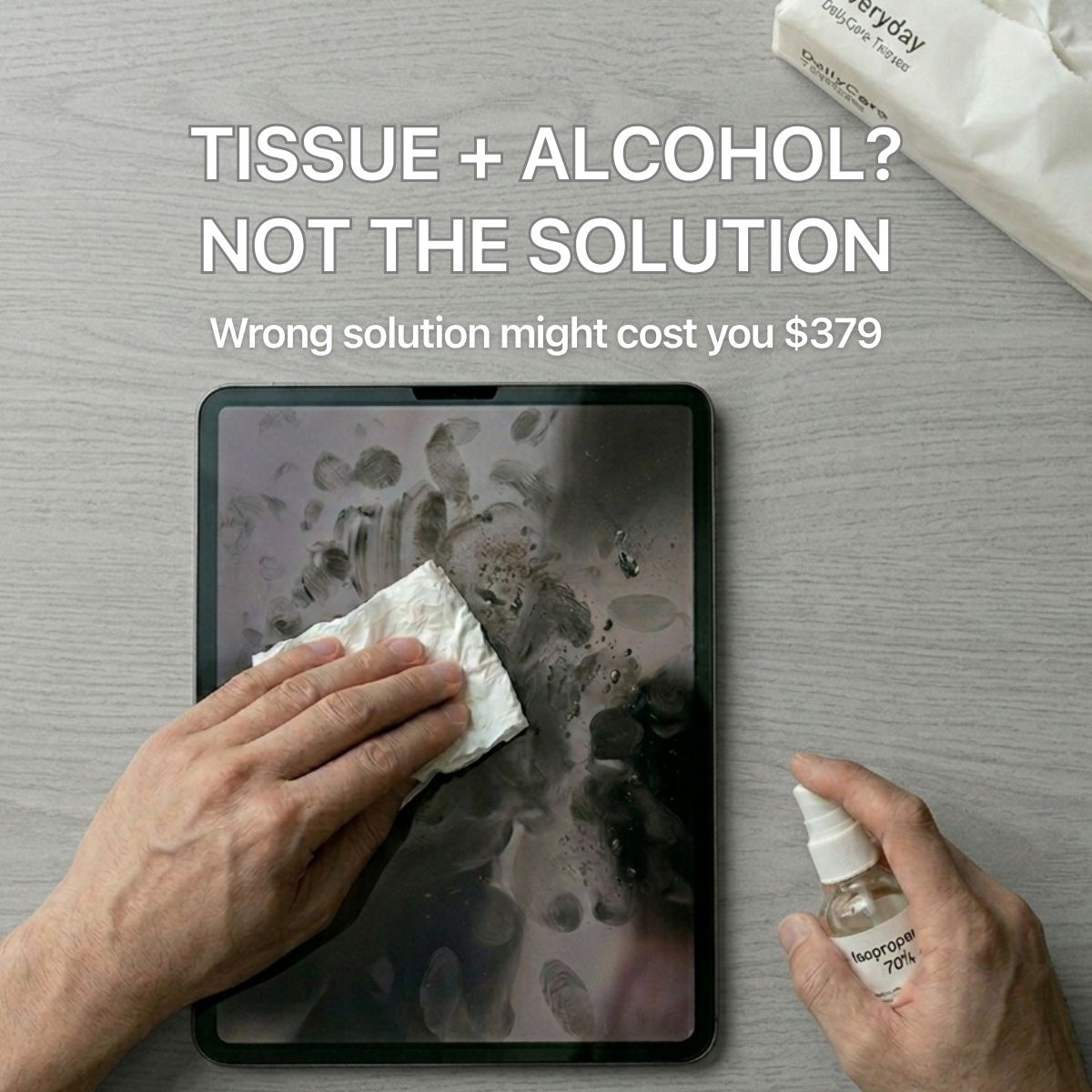 mageasyofficial's tweet image. Stop using tissue on your screen 😬
It can damage the coating and cause micro-scratches over time.
Go with Microfiber Polishing Cloth instead
No scratches. No damage. Just clarity.
#EDC #cleaning #Microfiberpolishingcloth #MAGEASY