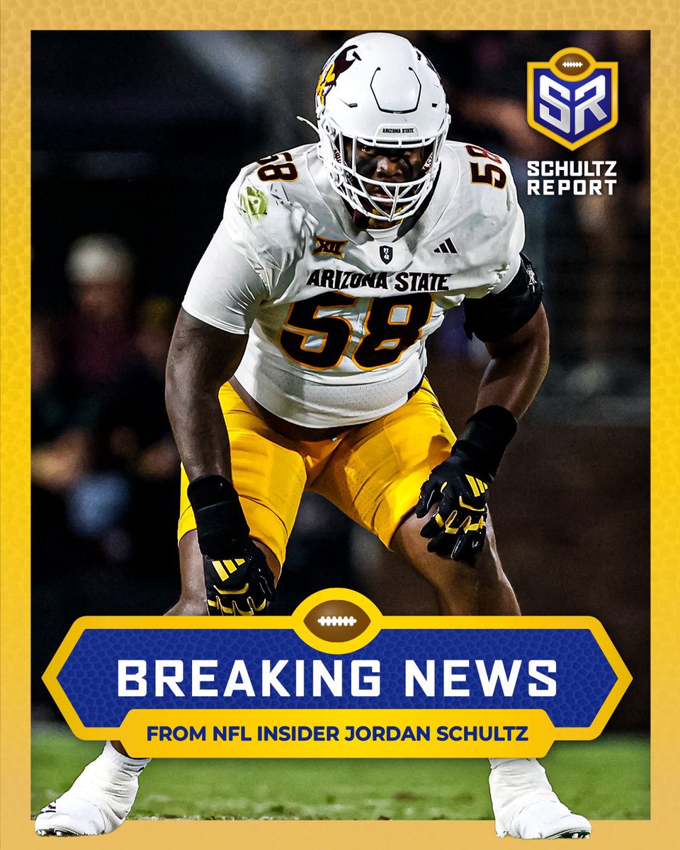 Schultz_Report's tweet image. No. 20 pick is in: #Steelers have selected Arizona State OL Max Iheanachor per sources.