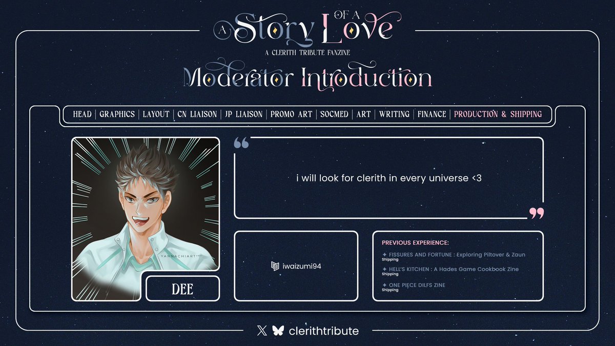 A Story of a Love : A Clerith Tribute Fanzine tweet media