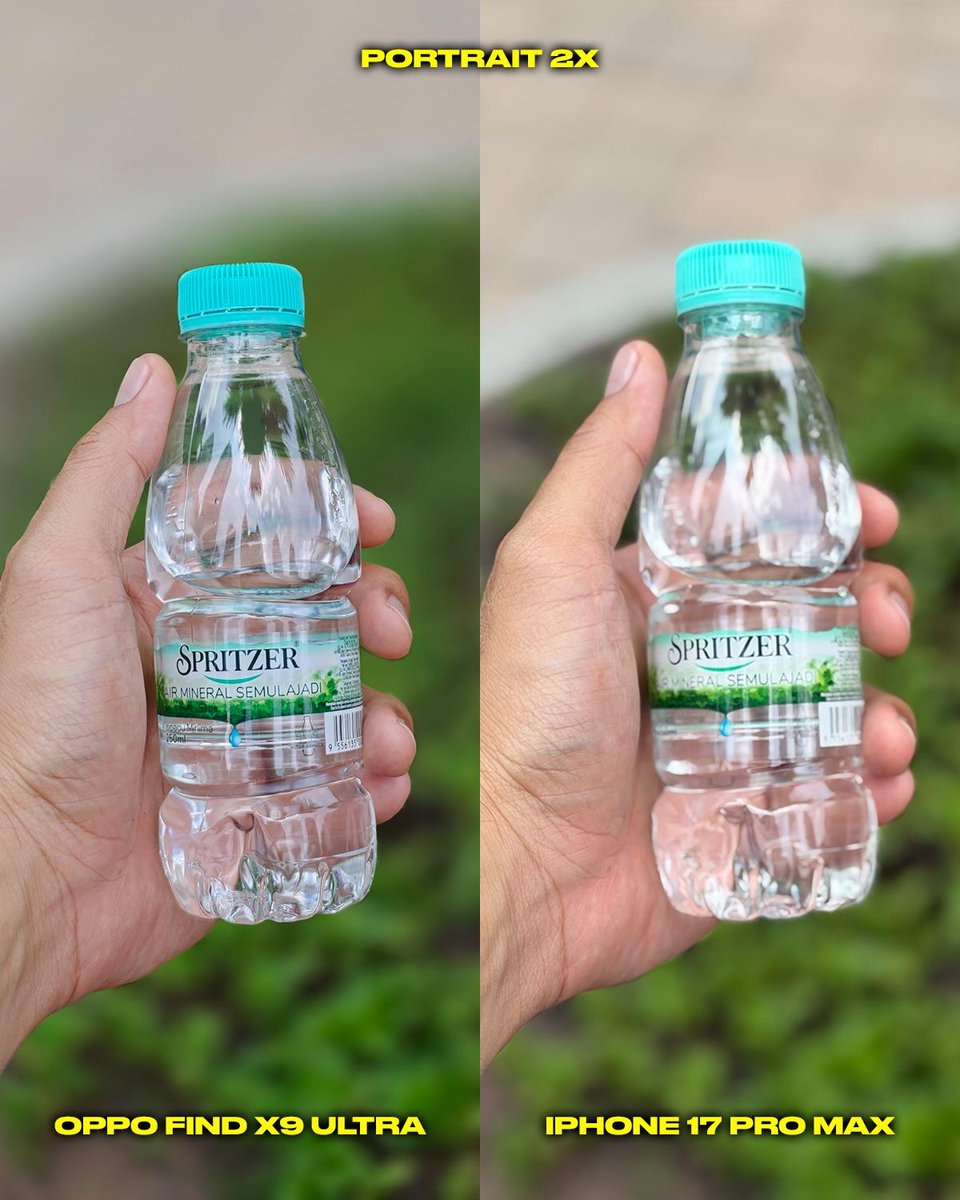 ayansonunigam's tweet image. OPPO Find X9 Ultra 🆚 iPhone 17 Pro Max 

Photo Comparison 👇 
#OPPO #iPhone #Apple 😍