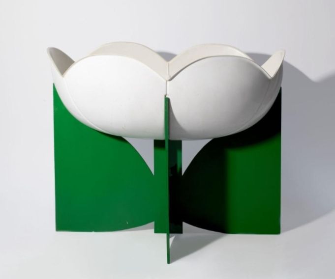 wendyOrourke's tweet image. Berceau-Fleur/Flower Cradle by French artist Philippe Pradalié for Atelier A, Paris (1971) #springtime