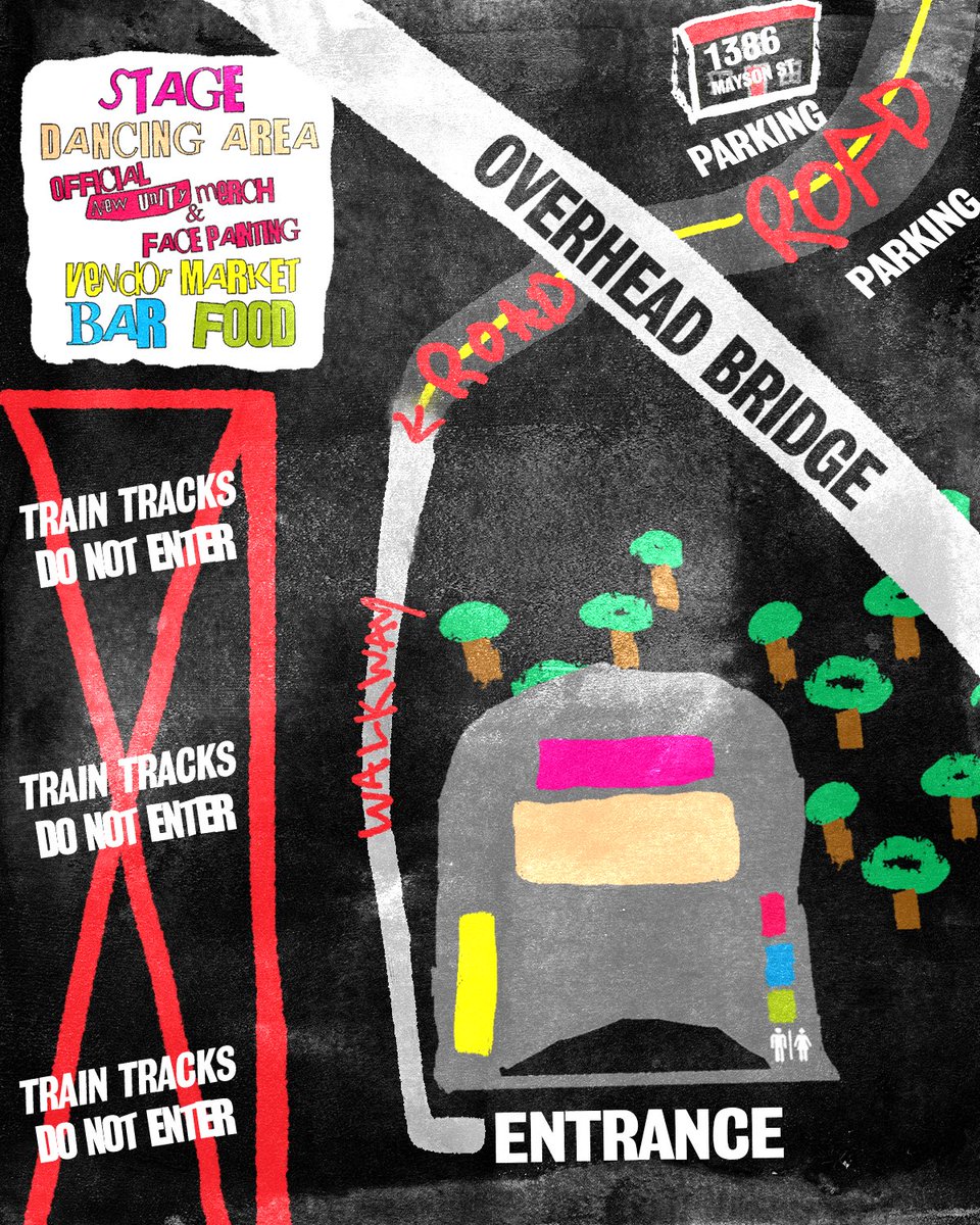 the_newunity's tweet image. TUNNEL RAVE MAP + INFO!! Please read our Do’s and Dont’s, as well as our information outline to ensure everyone’s safety!
- Location: 1386 mayson st NE (this is the closest address to the tunnel, next to where you will be parking!)
#atlanta #newunity #atl #rave #event