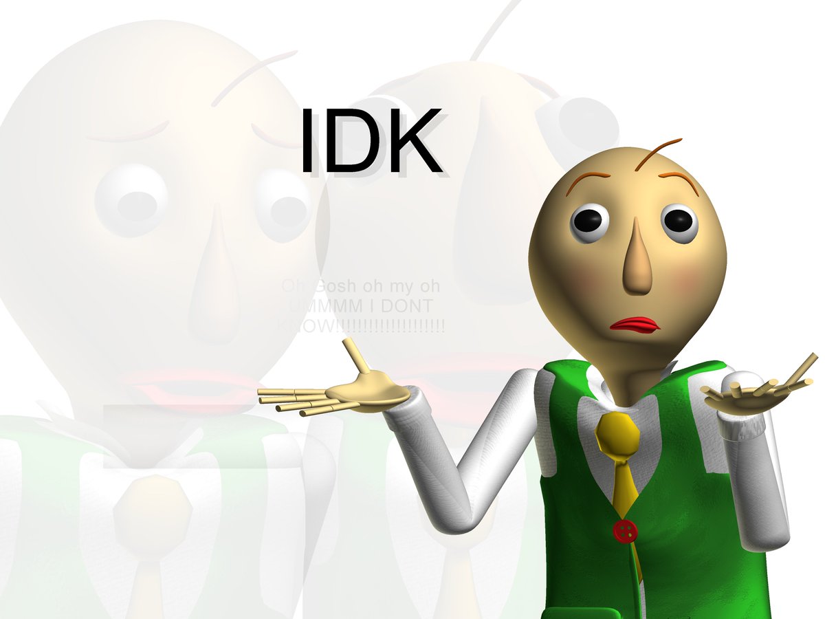 Random Baldi Renders Every OTHER Hour tweet media