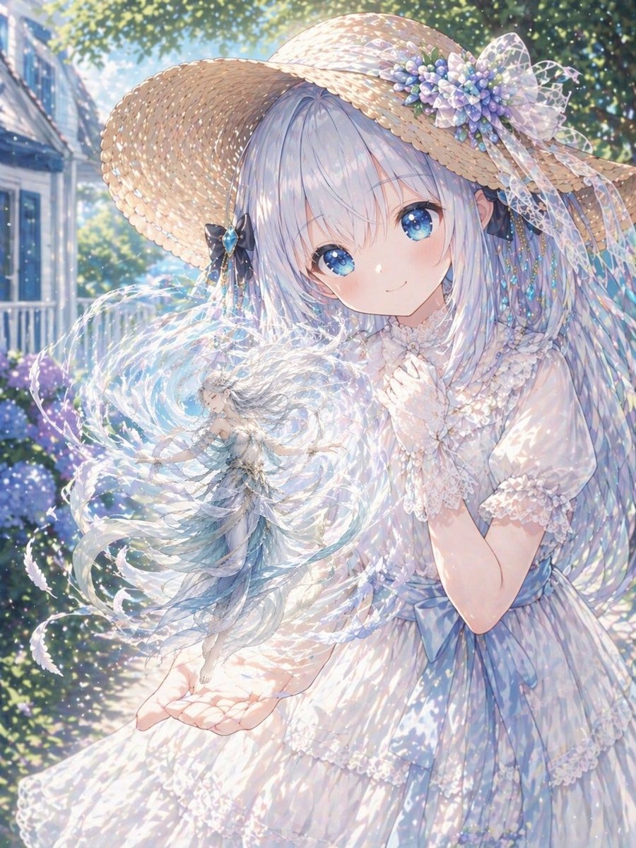 log_mizuha's tweet image. シルフちゃん、お願いがあるの…、
#AIart #AIイラスト