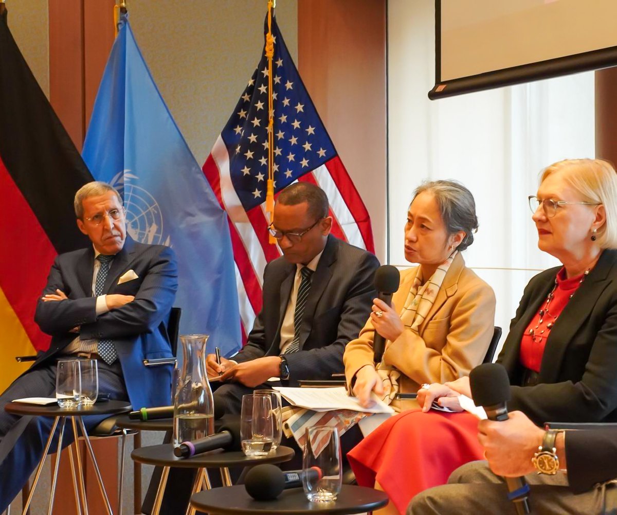 shokonoda's tweet image. Peace becomes lasting when people, institutions &amp;amp; economies move from aid to self-reliance.

At #FfD2026 side-event at @GermanyUN, we discussed building long-term financing models for this transition.

With our #PartnersAtCore, @UNDP is enabling investments in fragile contexts.