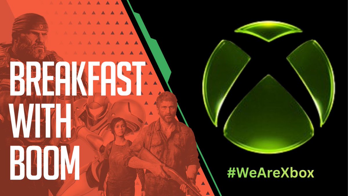 MrboomstickXL's tweet photo. #BreakfastWithBOOM will be LIVE today at 10am and the BIG topic of discussion is the NEW @Xbox slogan, #WeAreXbox that came the way of another town hall with @asha_shar and @mattbooty! + What did #Xbox deliver to @Kojima_Hideo? Could #OD be at THIS #XboxGameShowcasse?
https://t.co/RoKLm76Tkr