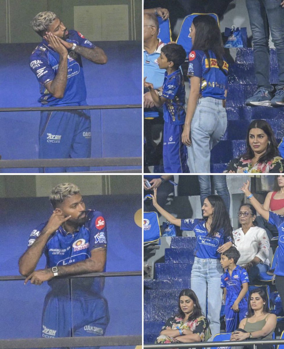 I_RahulYdv's tweet image. Hardik Pandya prioritizing family even during match time…

Heart says ❤️ respect
Mind says 🤔 focus on the game

Elite cricket needs 100% attention… or is balance the real strength? 👀🔥

Debate starts NOW ⬇️

#IPL #HardikPandya #Controversy