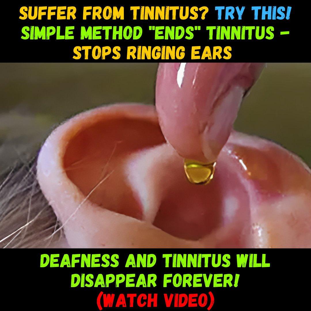 WinJose8's tweet image. #audiology #tinnitus #Memory #brain #help #health
#natural #Hearing #tinnitussolution #tinnitushelp 
#hearingcare #brainhealth #Health #HearingLoss 
Silence the Ringing in Your Ears! Try 
This Effective Tinnitus Treatment!
👉 f.mtr.cool/culezqhlxi 👈