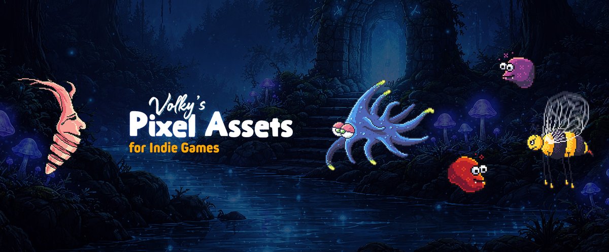 zardanya2026's tweet image. Check out my game assets portfolio. 👇🕹️

volkankeles.itch.io

.
.
#portofolio #PixelArt #GameDev #IndieDev #AssetPack #RPG #SurvivalGame #GameAssets #Unity #Godot #Aseprite #RootsAndRelics #indiegame #topdown #isometric #2d #aseprite #woods #items #asset #gamemaker #sale
