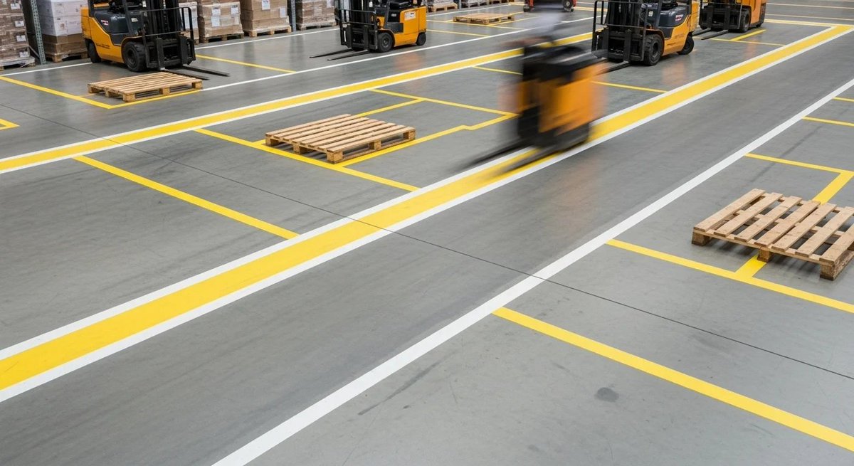 PACKING38371649's tweet photo. What is Visual Management in warehouses &amp; factories?
It’s not just about signs or tidy floors. It’s a system that uses colors, floor markings, labels &amp; signals to make safety, and rules visible at a glance.

https://t.co/dIoqWNLaCL  

#PACKING #VisualManagement #LeanManufacturing https://t.co/iEcp145RAz