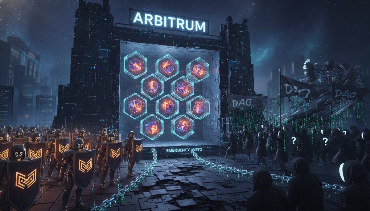 The $71M Arbitrum freeze exposes crypto’s centralization paradox:

On one side—
• Emergency multisig froze stolen funds (good)
• Quick action prevented further damage (practical)
• Shows L2s can act decisively (efficient)

On the other—
• Core team still holds veto power