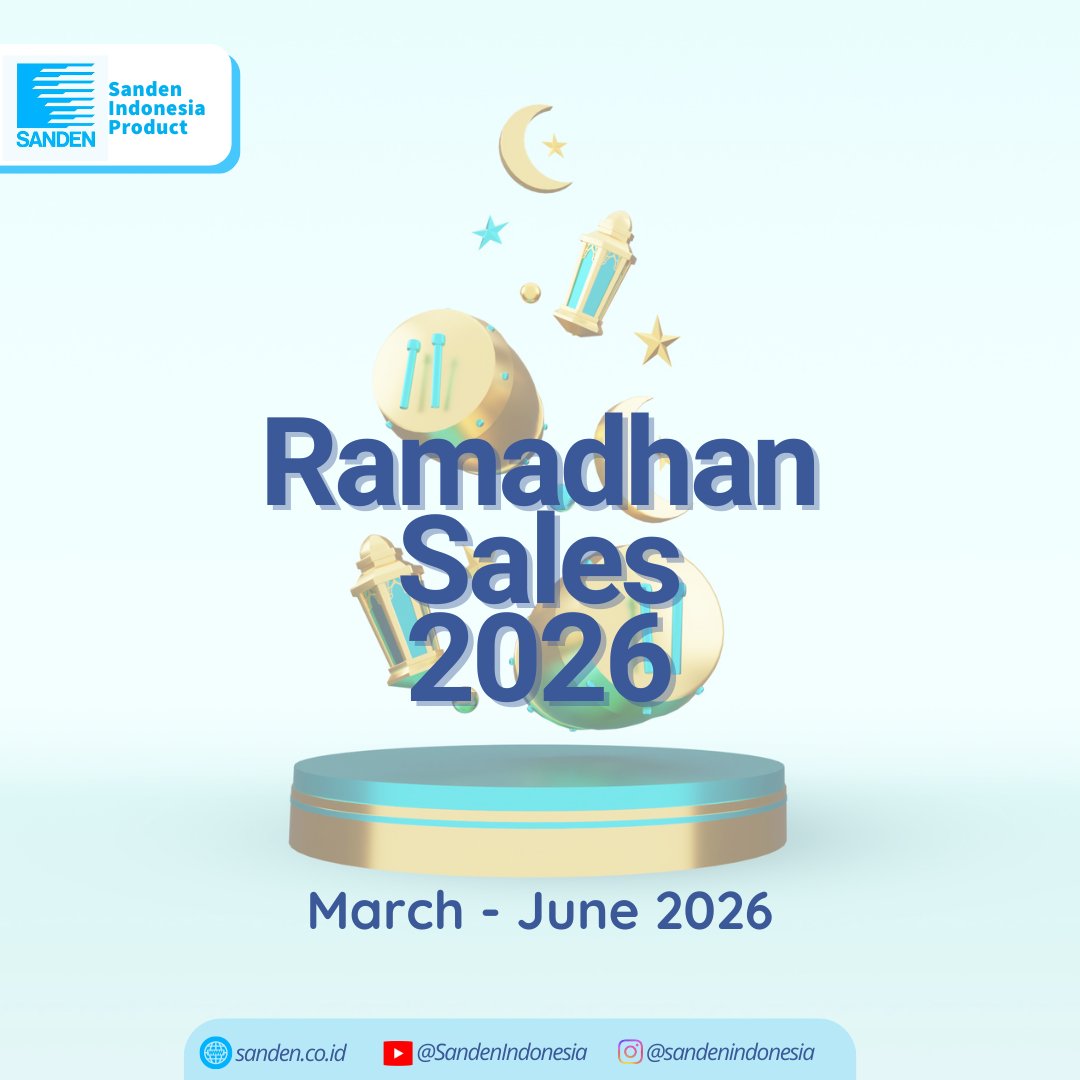 sandenindonesia's tweet image. Ramadhan is over, but the journey continues.

From daily drives back to routine life, comfort still matters. A reliable passenger car AC compressor helps keep every ride calm, cool, and hassle‑free. Because comfort shouldn’t end with Ramadhan.

#PostRamadhan #ACCompressor