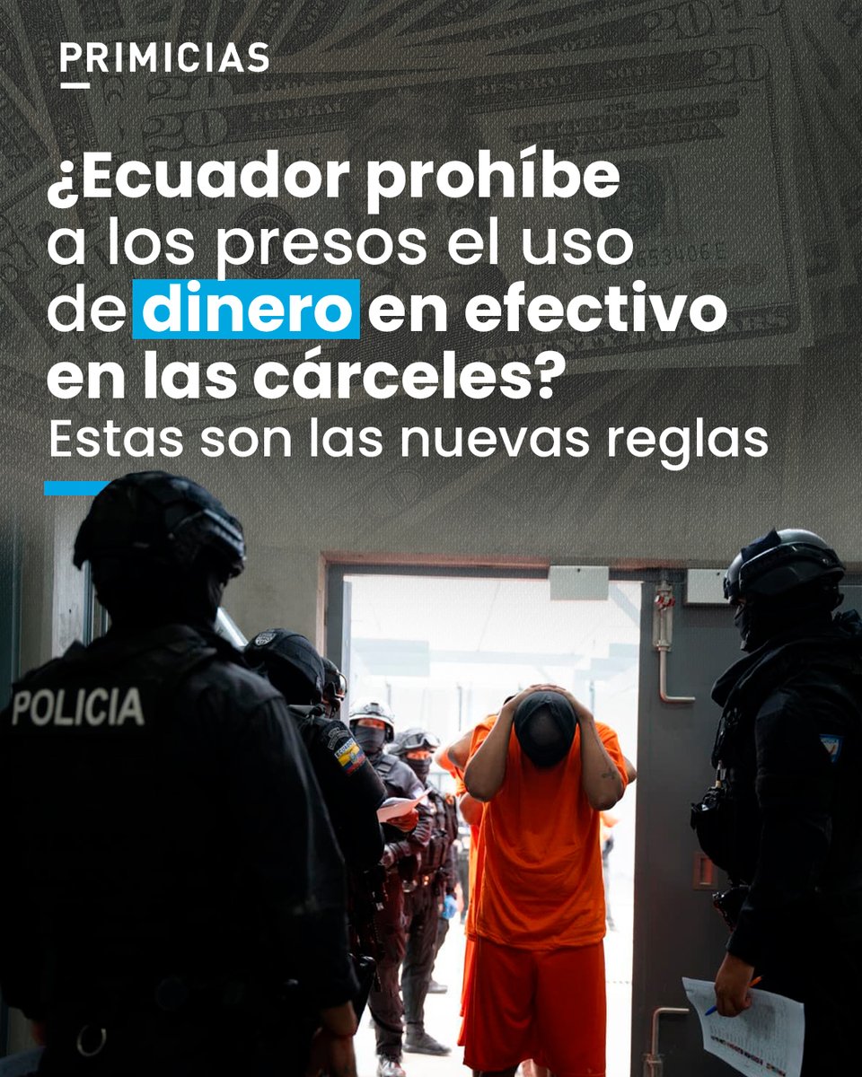 Cárceles de Ecuador: Conozca los principales cambios propuestos por el nuevo reglamento decretado por Daniel Noboa. prim.ec/hngc50YOQo3
