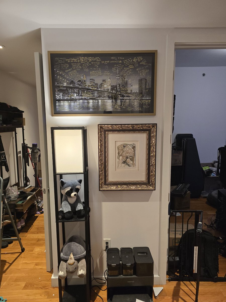 SynthLexic's tweet photo. Need to center things a bit more, but the poster everyone in Seattle signed is framed and mounted. You're all here with me https://t.co/hVD0sj1MJa