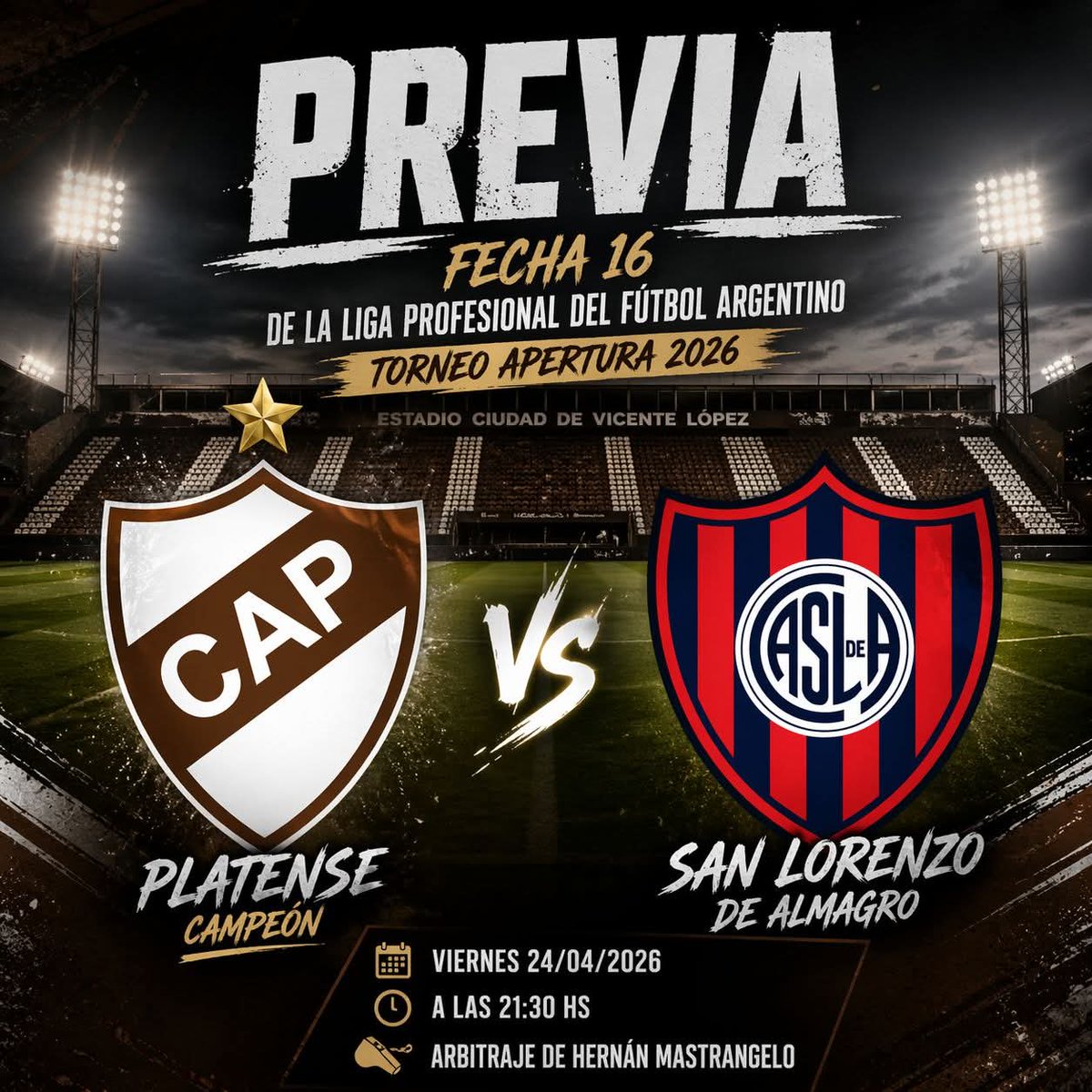 PlanetaCalamar's tweet image. #Platense: "El Calamar no se guarda nada: noche clave ante San Lorenzo"

facebook.com/share/p/1NN5BW…