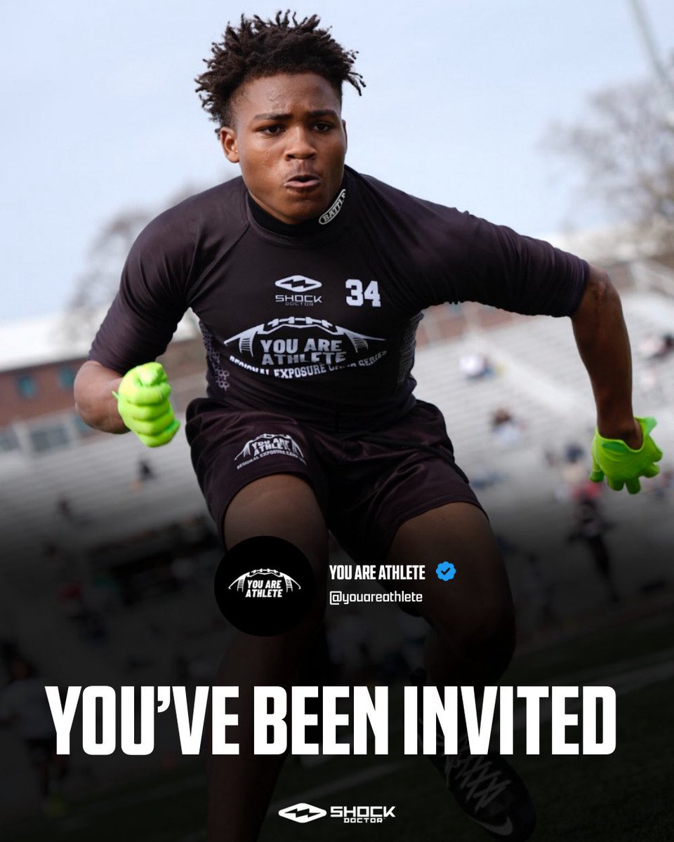 Thank you <a href="/youareathlete/">You Are Athlete</a> for the invitation to the All-American Showcase in Houston i’ll be ready to compete
<a href="/WardlawCoach/">Coach Law 🏈</a> <a href="/PrepRedzoneTX/">Prep Redzone Texas</a> <a href="/EvansJusten/">CoachJustenEvans</a> <a href="/BengalLifestyle/">Braswell Bengal Football</a>