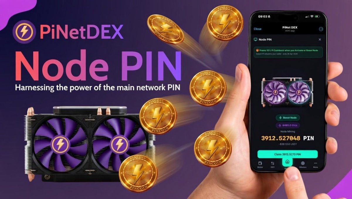 🚀 ACTIVATE NODE PIN – GROW YOUR ASSETS DAILY! ➡️ JOIN NODE: app.pinetdex.us

Are you ready to maximize your Pi earnings?
Node PIN on PiNetDEX is your chance to generate consistent daily income in a simple and efficient way.

⚡ Why join Node PIN today?

🔄 Automatic