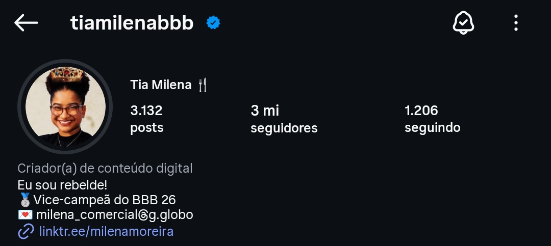 3 MILHÕES DA TIA MILENAAAA
