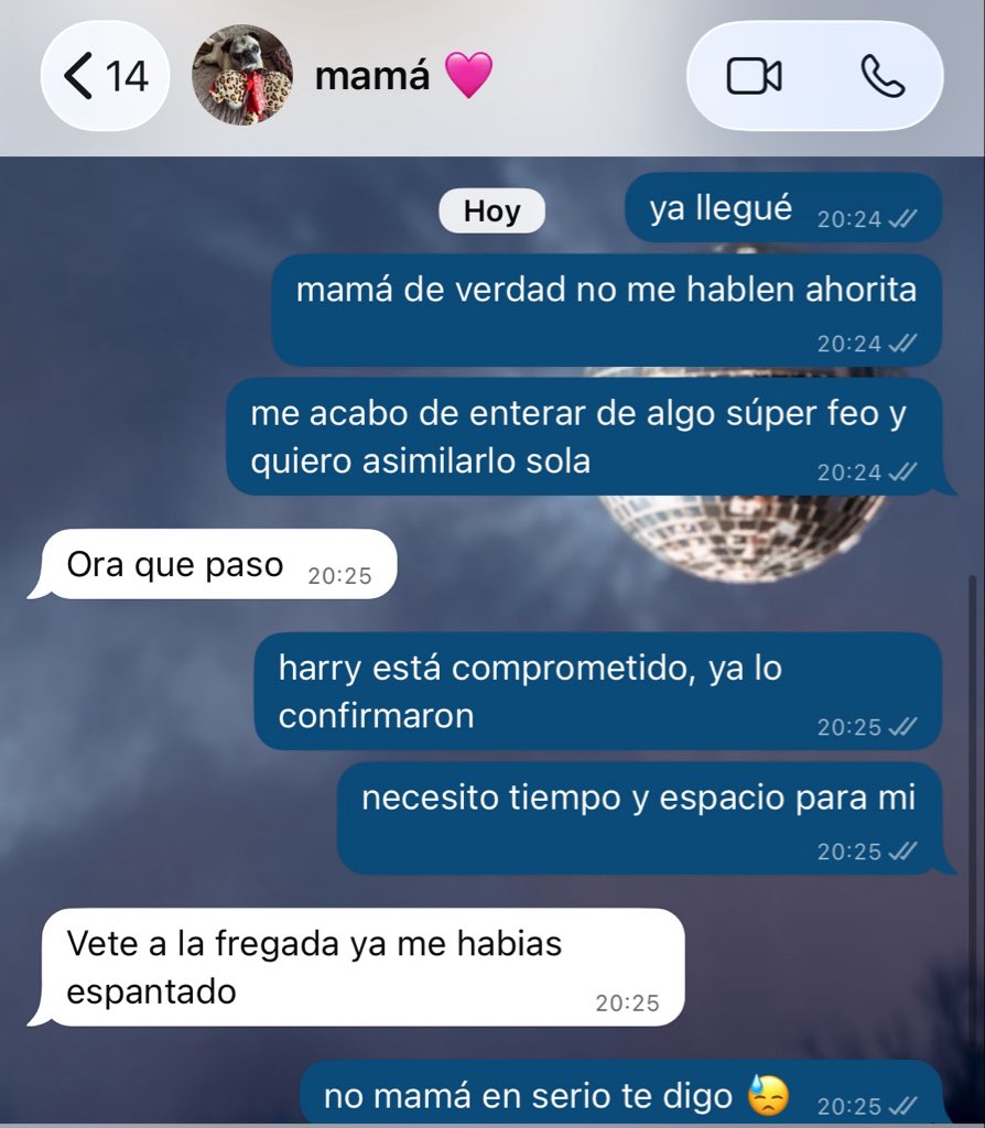 mi mamá ya bien harta de mi 💔
