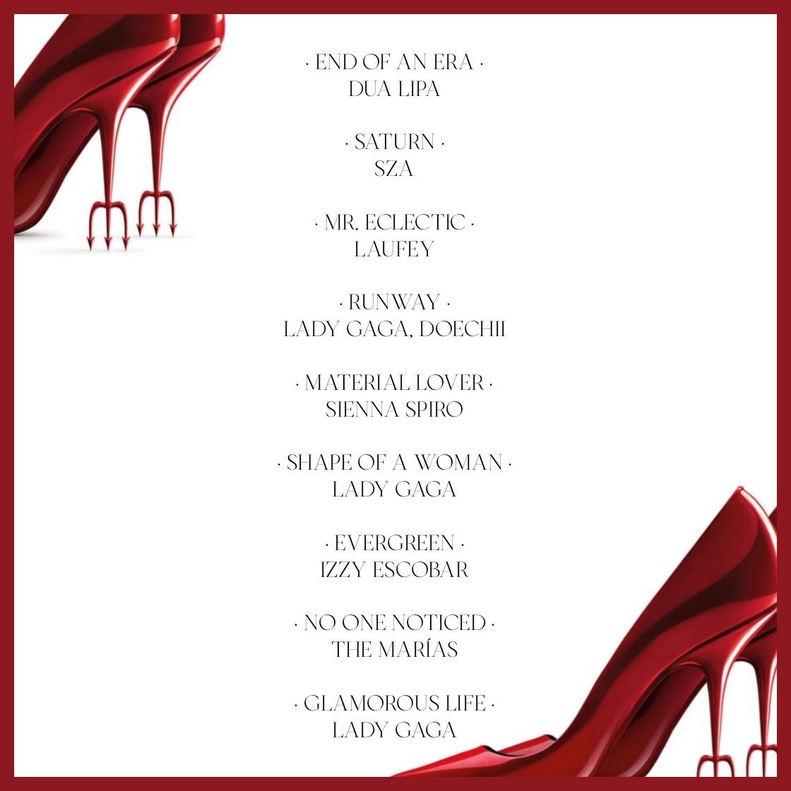 Official soundtrack of The Devil Wears Prada 2: