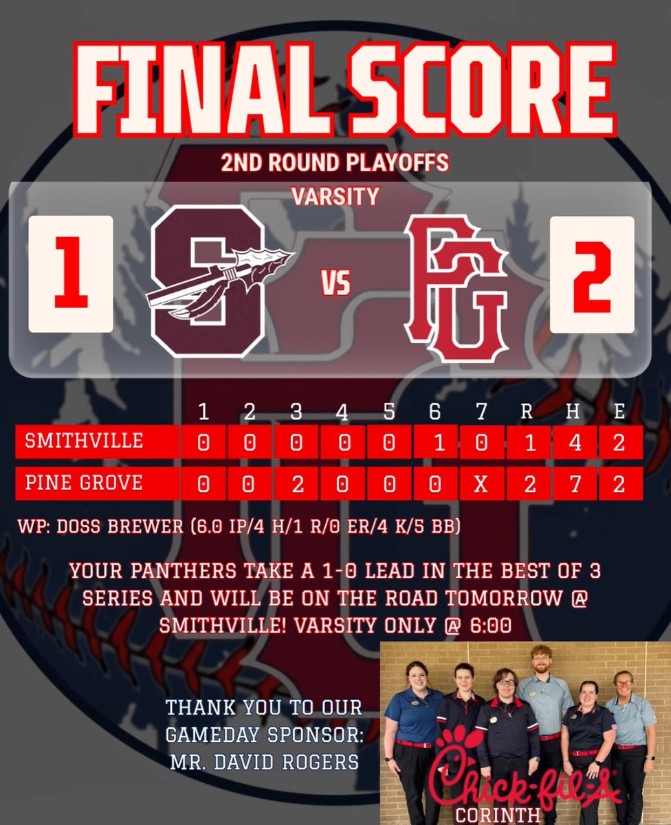 Pine Grove Panthers Baseball ⚾️ tweet media