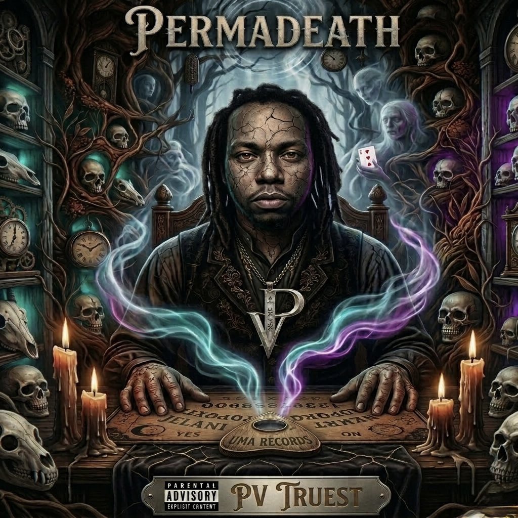 ThvNation's tweet photo. Permadeath Album Art by @PvTruest coming this year ⚡️🔥 https://t.co/CB1TsNlg7e