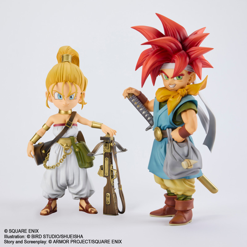 Genki_JPN's tweet photo. Chrono Trigger FORM-ISM Crono and Marle figures are up for pre-order on Hobby Genki! #ad

- Crono ($48) https://t.co/lU3azFBm4Y
- Marle ($48) https://t.co/LED3zOCxwJ https://t.co/5A14tUtfPa