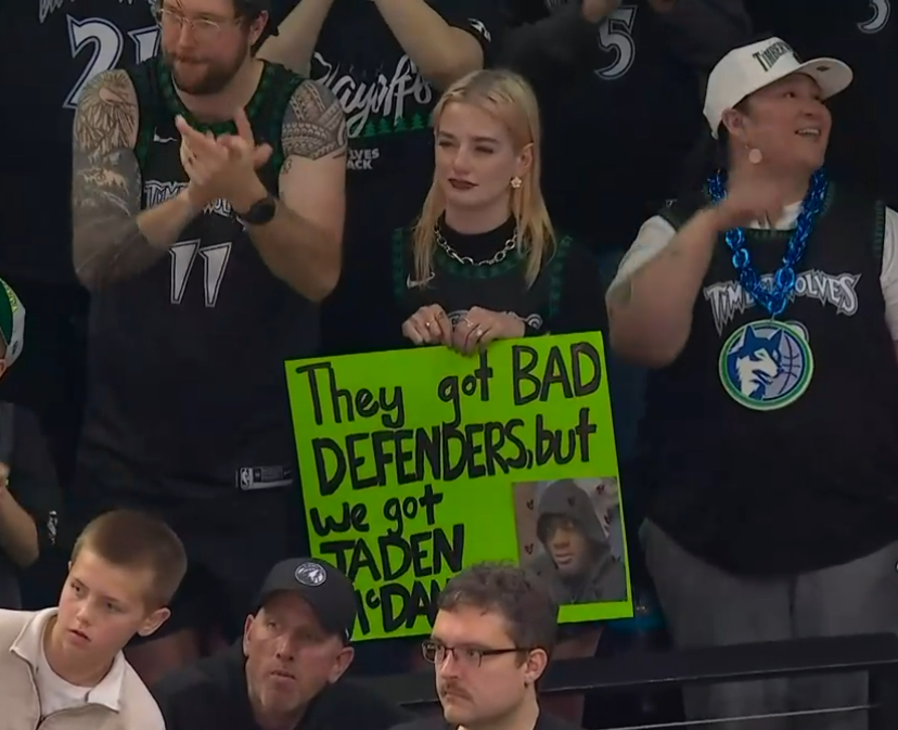 They got bad defenders but we got Jaden McDaniels