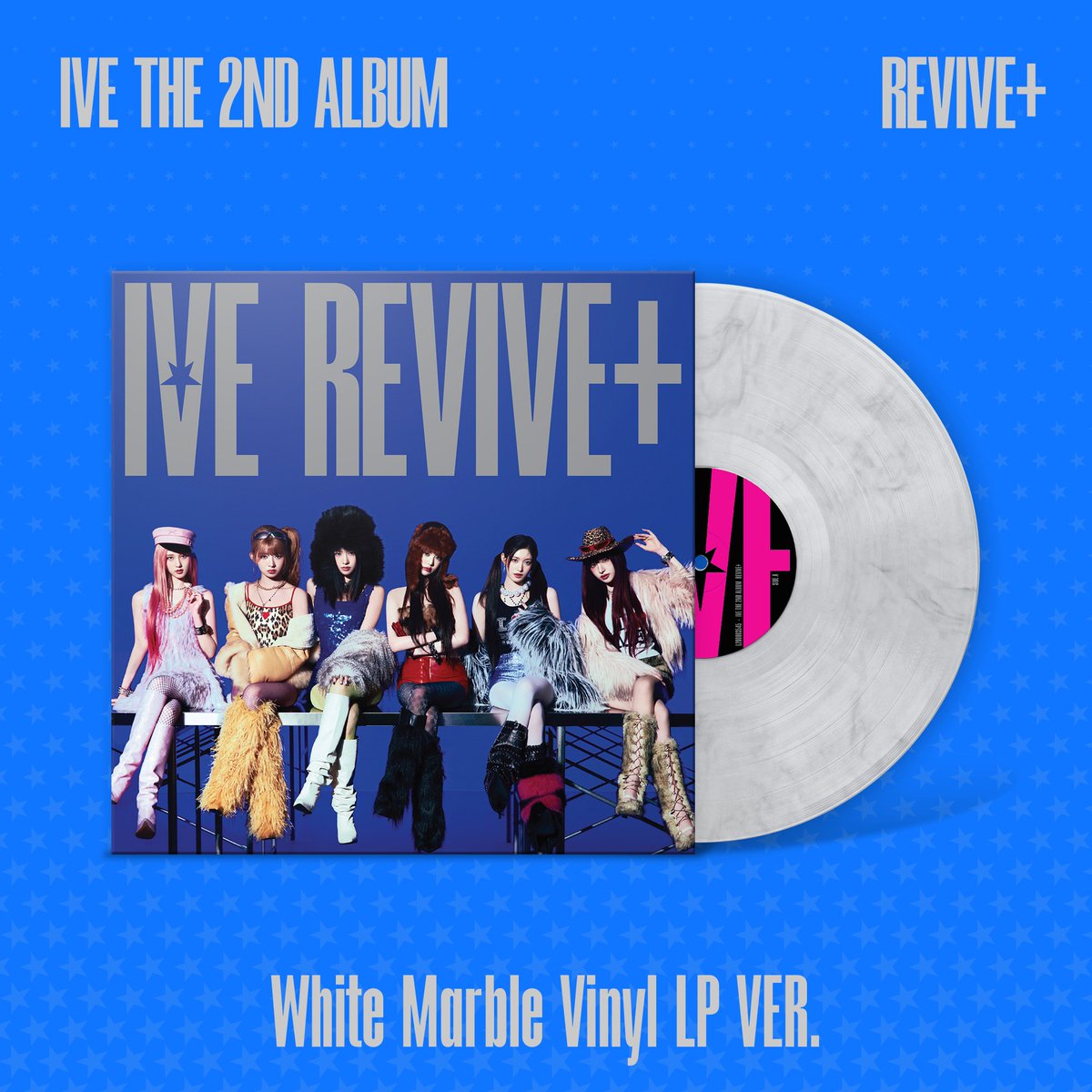 🤍🤍🤍 IVE [REVIVE+] 🤍🤍🤍 ▷White Marble Vinyl LP ver