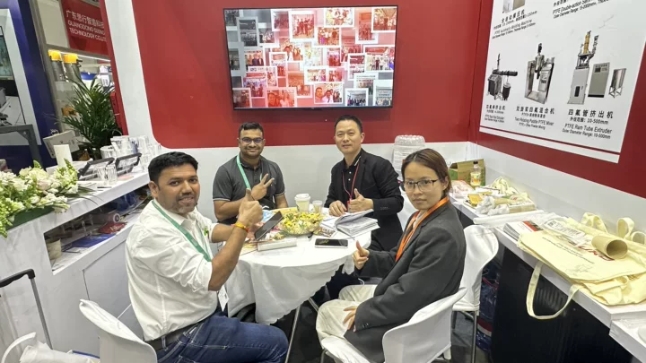 Day 3 @ CHINAPLAS 🔥
Great talks, busy booth
SUKO PTFE machinery &amp; products

🌐 sukoptfe.com
📱 +86 199 7511 3419

#PTFE #CHINAPLAS