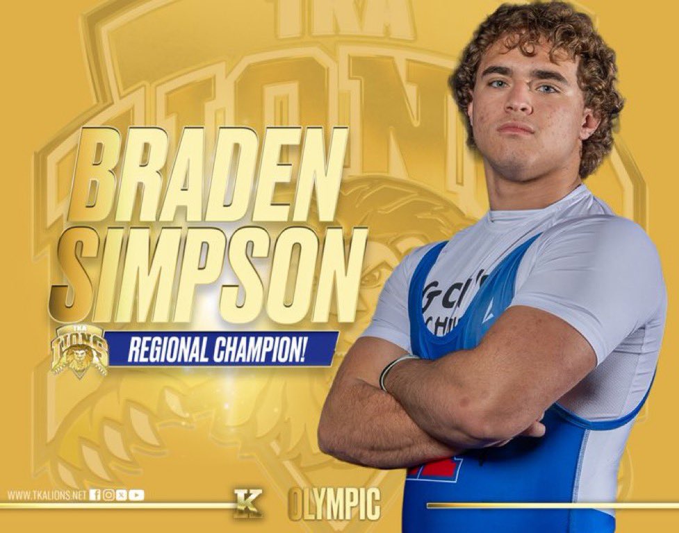 B_Simpson40's tweet photo. Regional Champ @ 239! 

Really proud of all my teammates moving on to states! #agtg 
@TKALions @CoachBurack22 https://t.co/w0AHuXRcdw