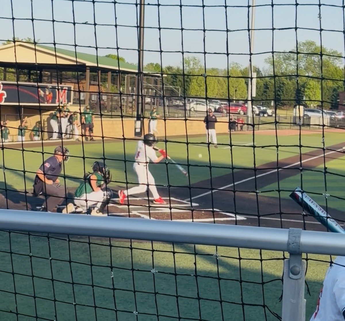 bartleymac's tweet photo. Celebrating @BrandtMcMurray on SENIOR night. 1-3 at the plate. 2 DP turned and a very nice barehand play.  He always has played the game hard and loves being part of a team. I have loved sharing this game with him. He is a fantastic young man that has made me so proud. https://t.co/rixBoAcWxm