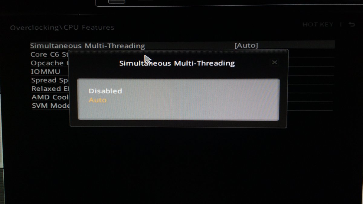 x1lly's tweet photo. 🔴 Myth Busted #2
"Turn off SMT in your BIOS for better gaming performance."

This is 1 of the most repeated pieces of bad advice in the optimization community and it needs to stop.
SMT off made sense for a very specific window of time on very specific games. That window is closed. Modern games and modern schedulers are built around SMT being on. Turn it off and you are handing your CPU fewer threads to work with while your game, Windows, and every background process fight over what's left.

The result on most Ryzen systems in 2026? Lower FPS. Worse 1% lows. More stutters.

There is no universal benefit to turning SMT off. Anyone still recommending it is working off outdated benchmarks.

Myth busted. Leave SMT on.