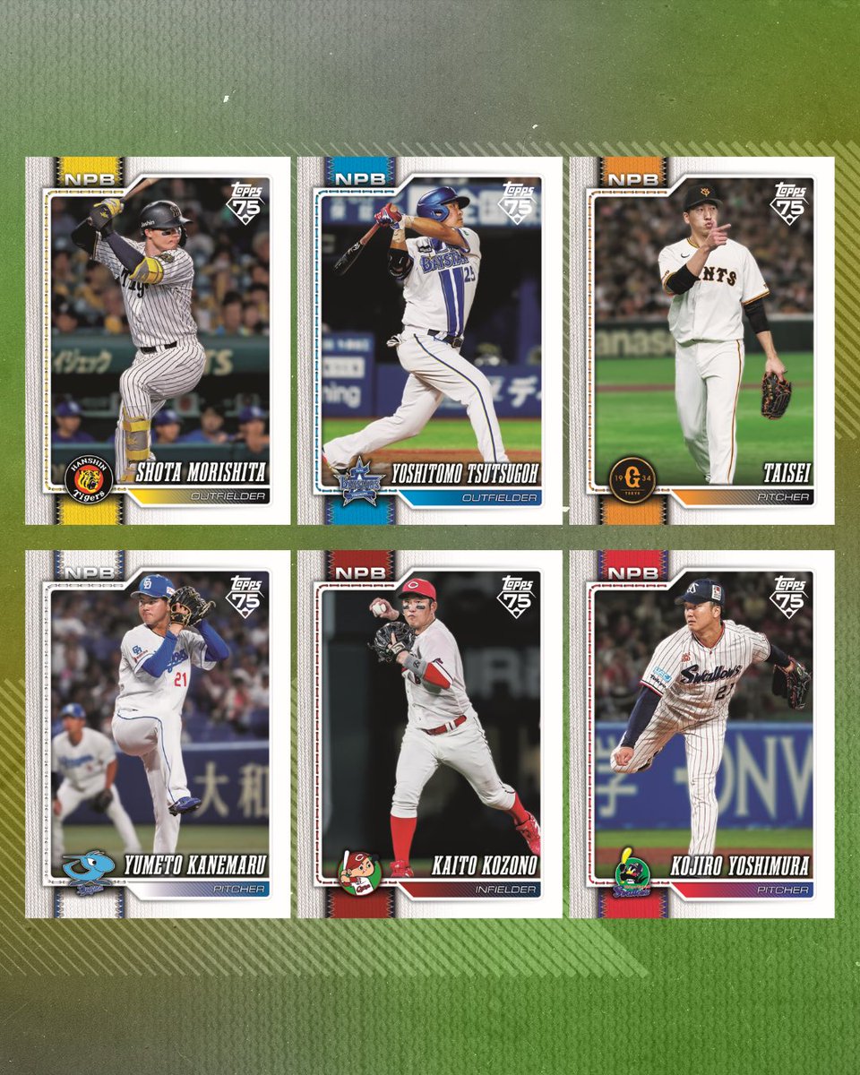 toppsjapan's tweet image. プロ野球カードの開幕戦。
『2026 Topps NPB ベースボールカード』
ファーストルック⚾️👀

2026年シーズン、
最初の一枚がここから始まる🔥

#NPB #野球