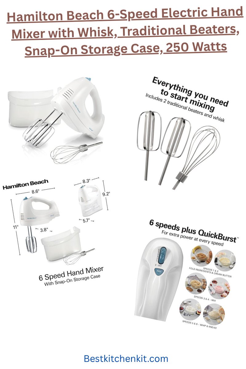 mykitchenkit's tweet photo. The electric hand mixer is one of the appliances that help us cook quickly and efficiently in the kitchen.
https://t.co/0GQ7nYDtoM
#handmixer #electricmixer #mixing #cooking #BakingJoy #recipes #kitchen  #gadgets #FoodieMoments #BreakfastVibes #HealthyEats #healthycookware https://t.co/E446vnng1e