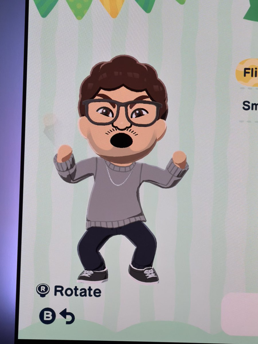 My wife made <a href="/sircalebhammer/">Caleb Hammer</a> in Tomodachi life 🤭