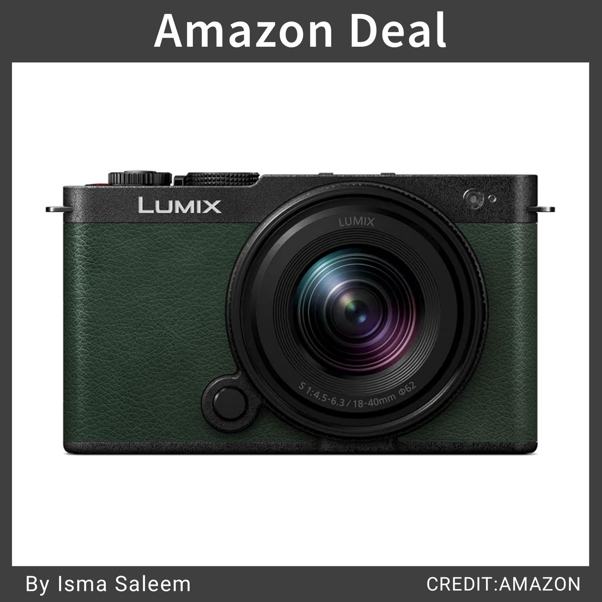 ismasaleemstyle's tweet image. ⚡ 22% OFF ⚡
Panasonic LUMIX S9 full-frame mirrorless camera.
#camera #amazondeals #panasoniclumix #mirrorlesscamera #photography   #DailyDeals #DealAlert
#ad #amazon
🔗👇
amzn.to/48Sv2TH