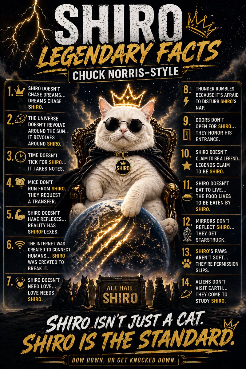 Legends aren’t born… they’re adopted by Shiro #shirolegend #eth