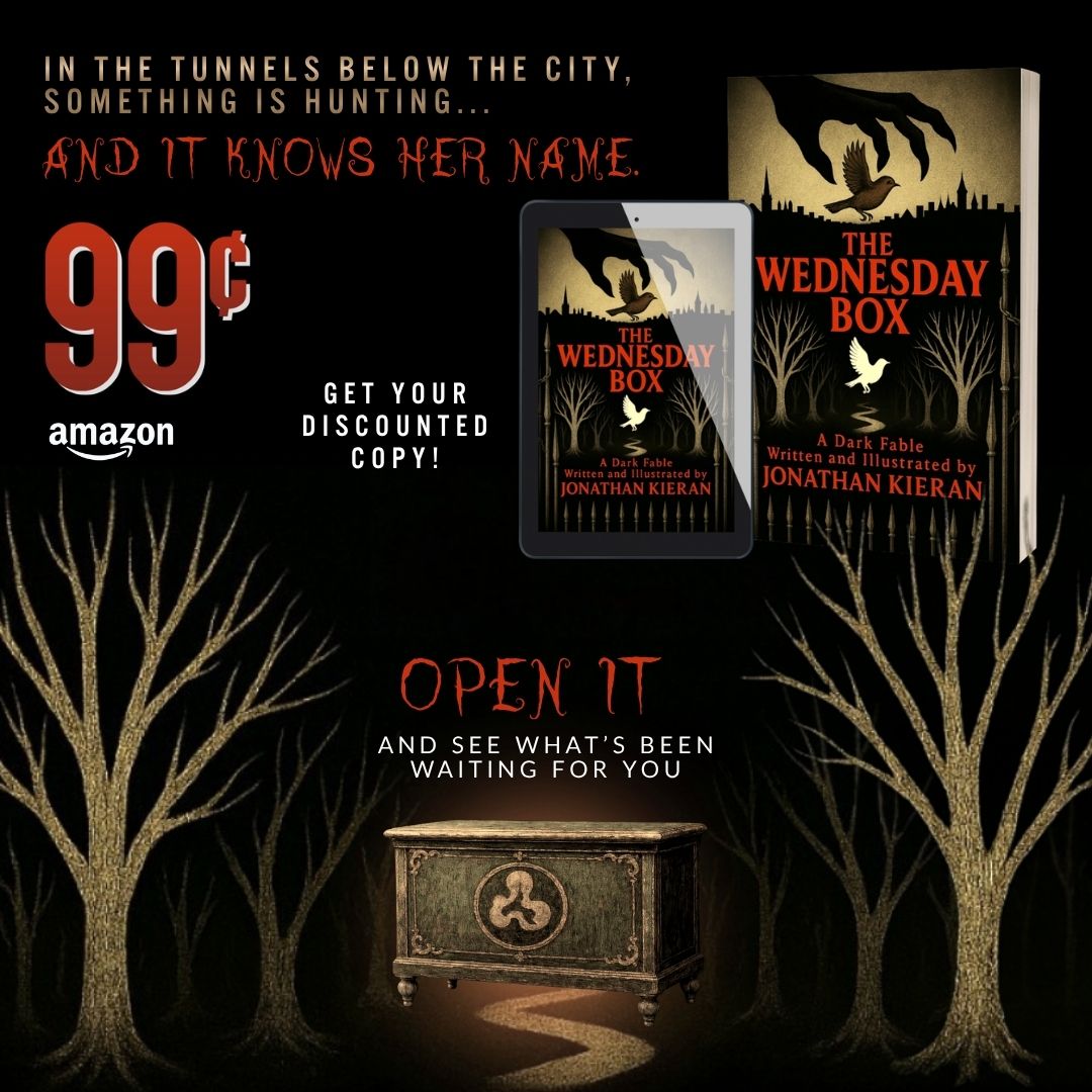 bookishspotlyt's tweet image. In the tunnels below the city, something is hunting...
AND IT KNOWS HER NAME.
Open The Wednesday Box, and see what's been waiting for you...
📌 mybook.to/thewednesdaybo… 
Now available for #preorder #99cents

#mustread #horror #darkfantasy #YA #youngadult #magicalrealism
#readers