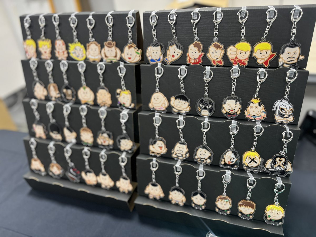 本日のグッズ売店は後楽園ホール5階展示場にて！本日も新作取り揃えて 