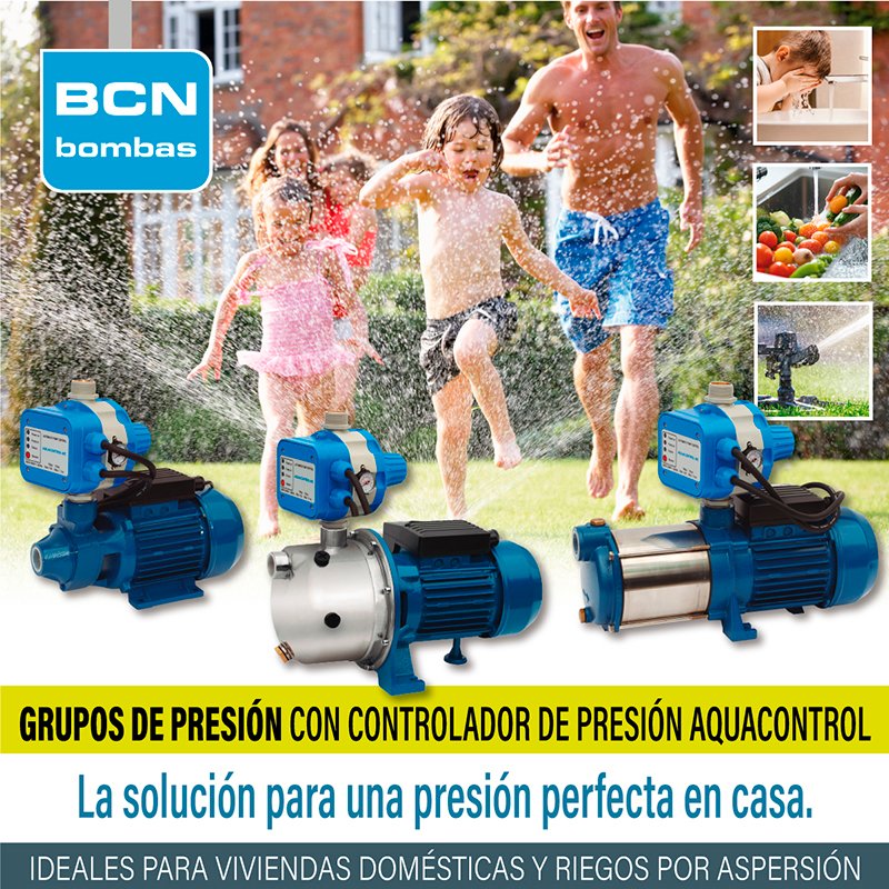 BcnBombas's tweet photo. Impulsa tu instalación con nuestros grupos de presión equipados con el controlador AQUACONTROL-MC, perfectos para viviendas y sistemas de riego por aspersión. https://t.co/O1iXIHUrfj