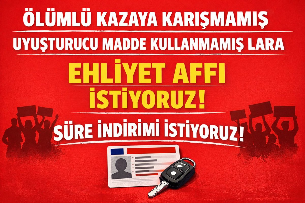 <a href="/akbasogluemin/">Av. M.Emin AKBAŞOĞLU 🇹🇷</a> MilyonlarınGözü Mecliste 
#SürücüAffı
Dayanacak gücümüz kalmadı