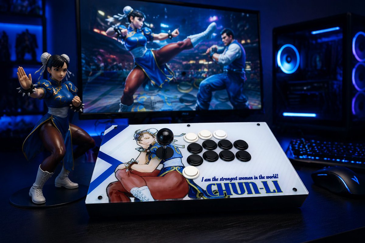 FightBoxArcade_'s tweet image. FightBox M8 Arcade Game Controller Custom Panel Project 27/04/2026
fightboxarcade.com/collections/m-…
🔹Classic Fightstick Layout with 4 Additional Buttons
🔹Custom Artwork
🔹Sanwa JLF-TP-8YT Joystick
🔹Sanwa OBSF-30 Button
#fightboxarcade #arcade #fightbox #fightstick #fightinggames