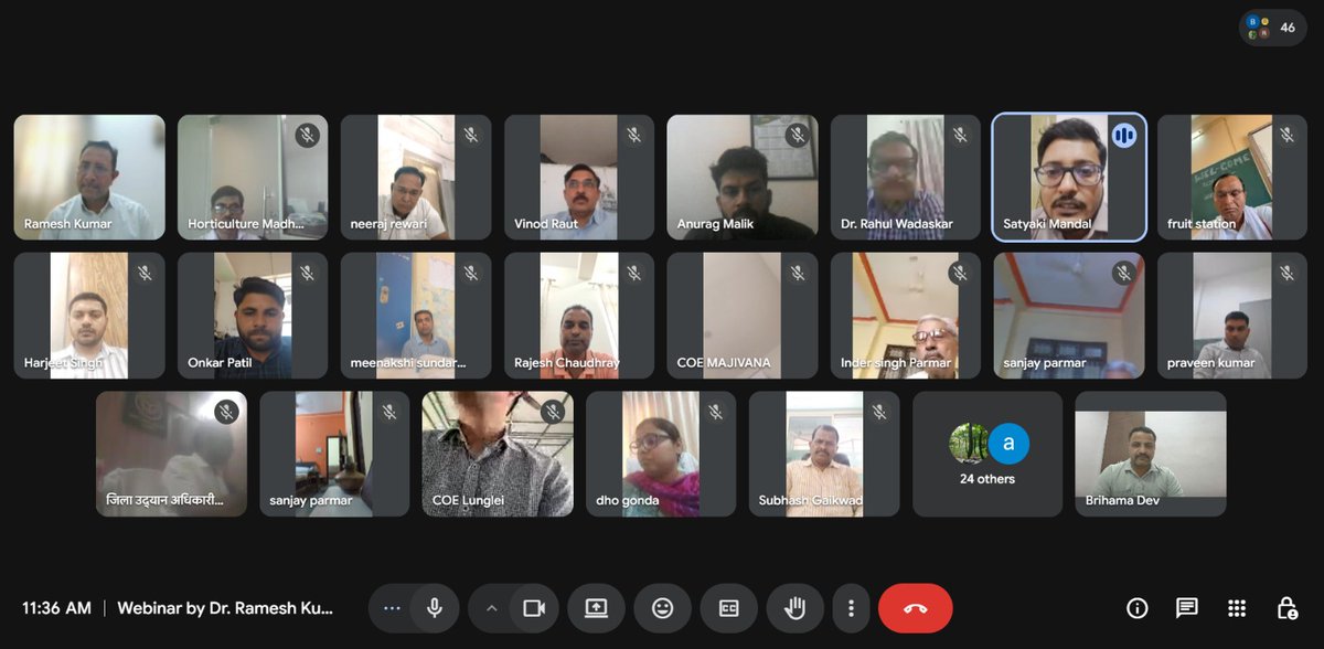 MASHAVinINDIA's tweet image. Access Water doesn’t increase yield: smart water management does
In #Webinar 15 on #Water #Management in #Citrus, Dr. Ramesh, Master trainer of @MASHAVisrael highlighted canopy based #irrigation, growth stage &amp;amp; micro-irrigation for better yield &amp;amp; quality

@AgriGoI @IsraelinIndia