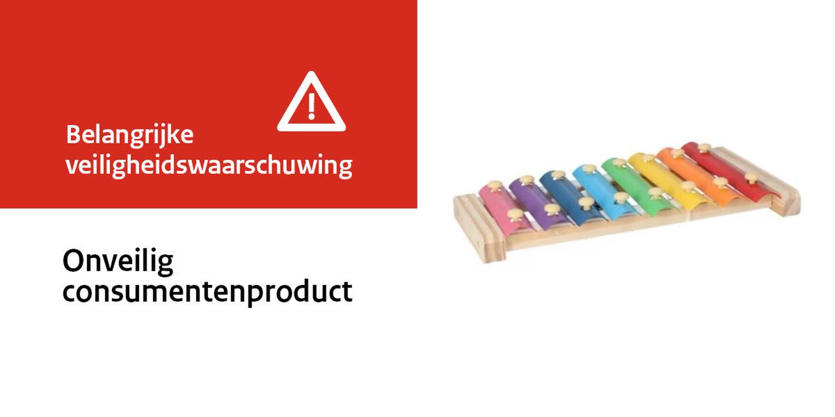 Veiligheidswaarschuwing: Flying Tiger waarschuwt voor houten speelgoed xylofoon. De pinnen waarmee de metalen stangen vastzitten zijn mogelijk niet stevig genoeg bevestigd. Dit kan verstikkingsgevaar opleveren voor jonge kinderen. Gebruik de xylofoon niet. flyingtiger.com/nl-nl/pages/pr…