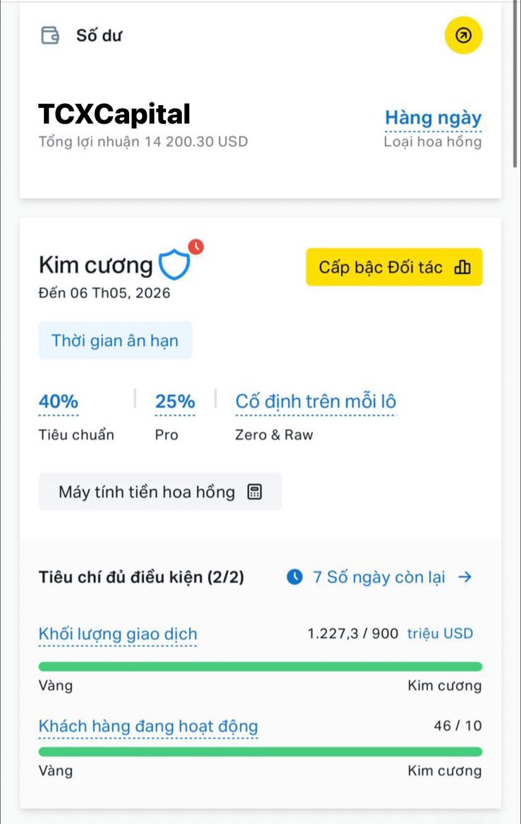 AlexNguyenTCX's tweet photo. Qua trade Vàng tiện thể làm cái link hoàn phí giao dịch cho ae Member mới có hơn 1 tháng 
Vollume ae trade vàng nhanh thật ! 
Ae trade cần hoàn phí nhắn mk nhé ! 
À combo thêm 
+ Các video chia sẻ kiến thức trade miến phí 
+ Group chia sẻ tín hiệu - kinh nghiệm trade luôn
