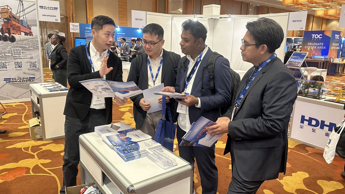 Hirifuture's tweet image. Looking back on a successful TOC Asia 2025 in Singapore!Now we’re getting ready for TOC Europe 2026 in Hamburg!See you in Germany — let’s meet and shape the future of terminal automation together.
#TOCEurope #PortAutomation #SmartPort #ContainerTerminal