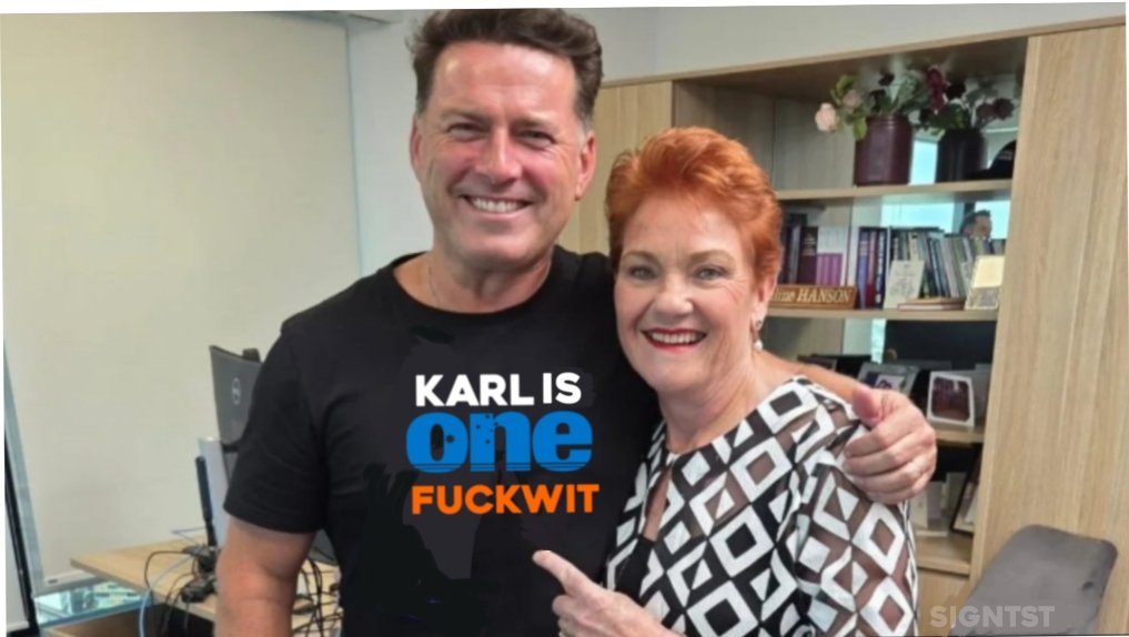SigntstSigns's tweet image. #auspol #OneNation
Karl Stefanovik sporting his new Elon Musk hairdo.😯